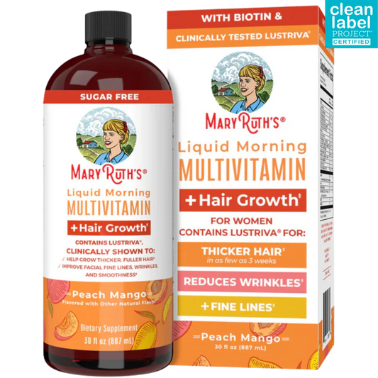 Multivitaminico - Melocotón Mango - Mary Ruths x 887ml