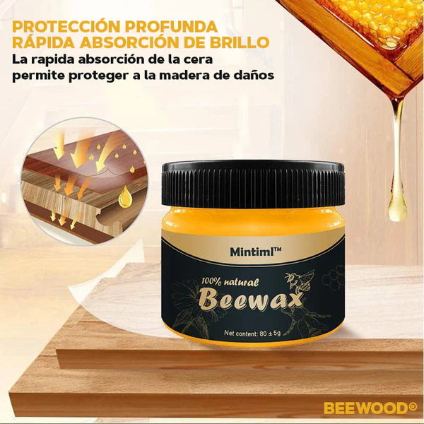 BEEWOOD® - Cera restauradora de Madera